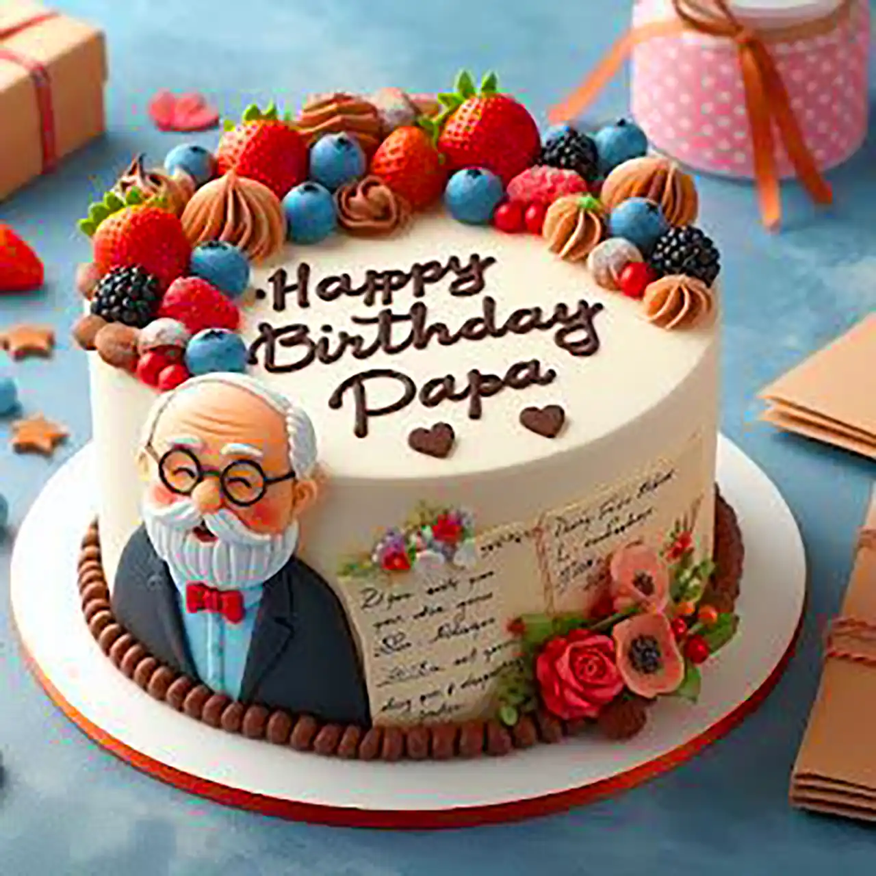 کیک هدیه روز پدر