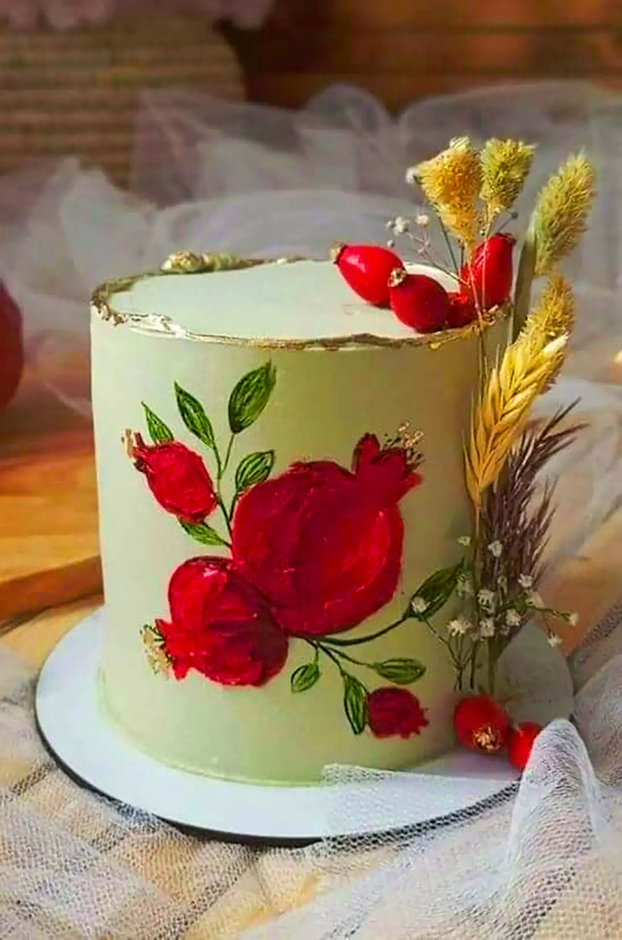 کیک شب چله زیبا