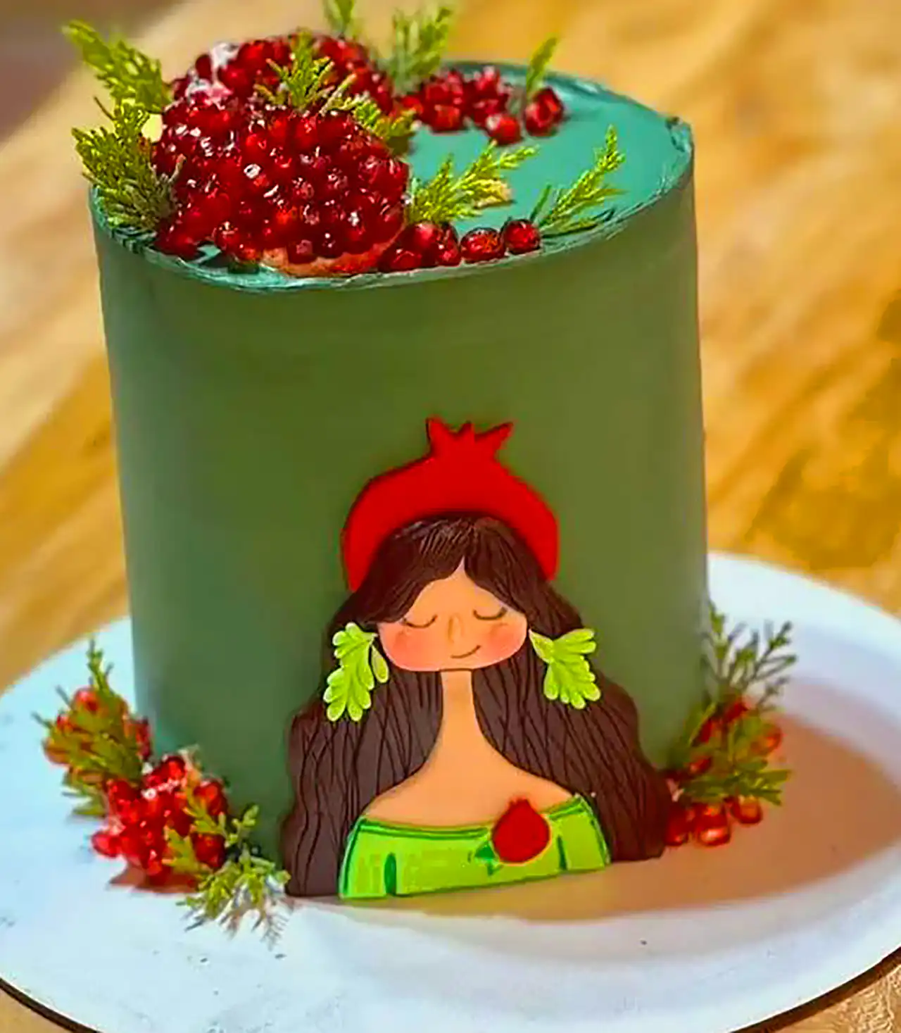 کیک شب چله زیبا