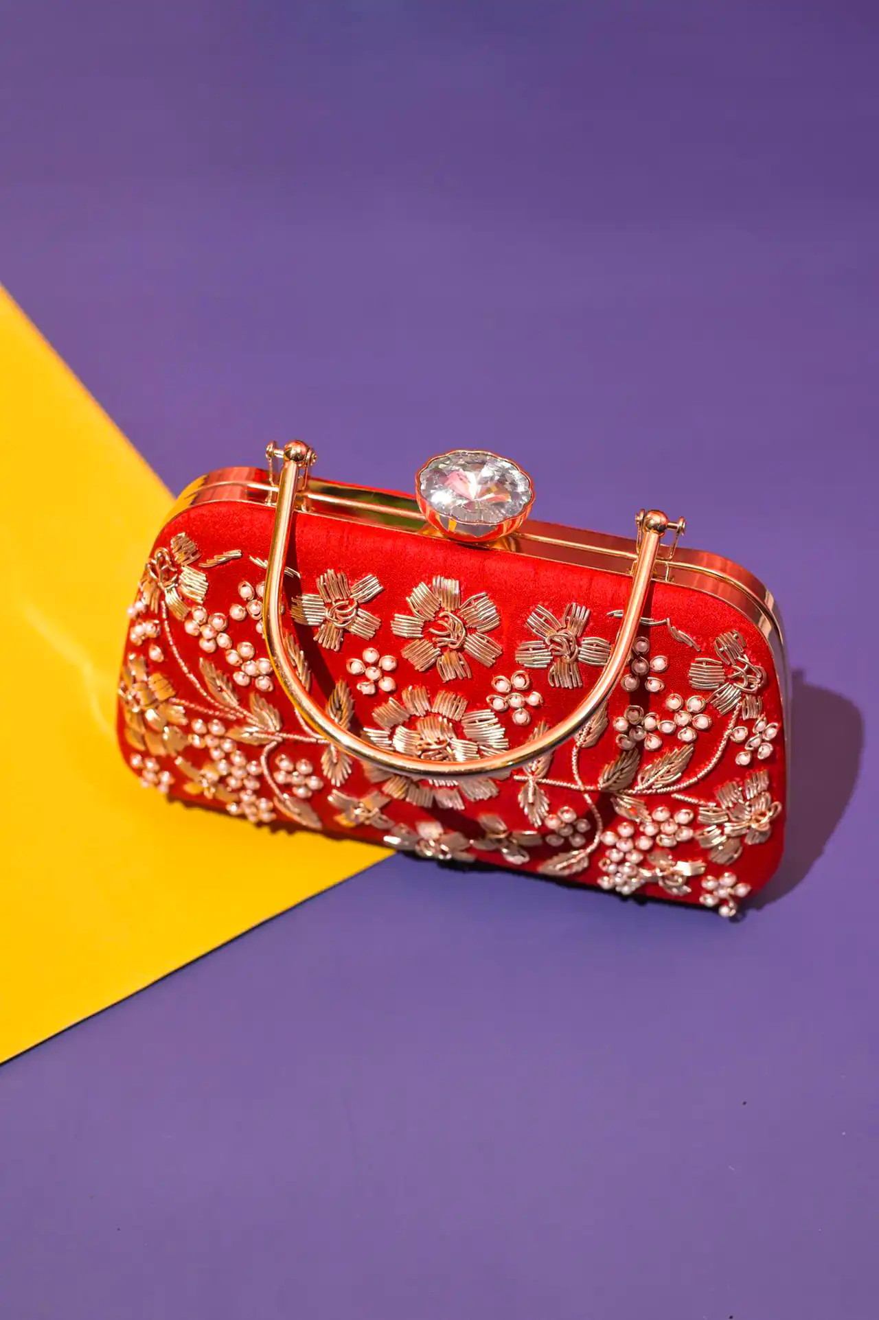 کیف مجلسی قرمز لوکس