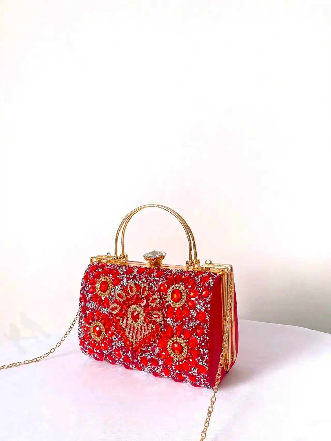 کیف مجلسی قرمز لوکس