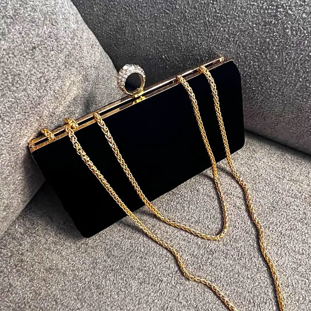 کیف مجلسی مشکی زنانه