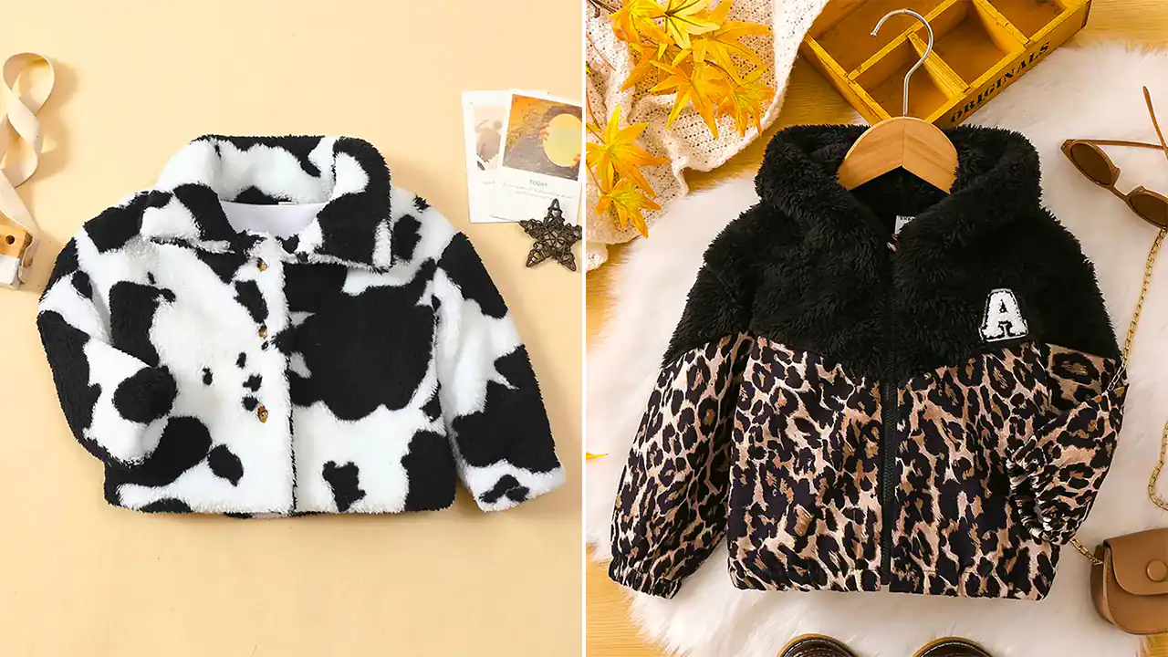 کت پلنگی زمستانه بچگانه