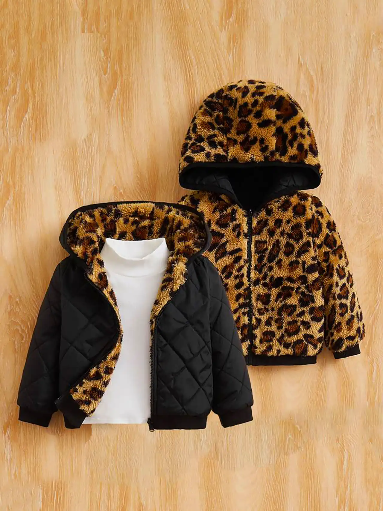 کت پلنگی زمستانه بچگانه