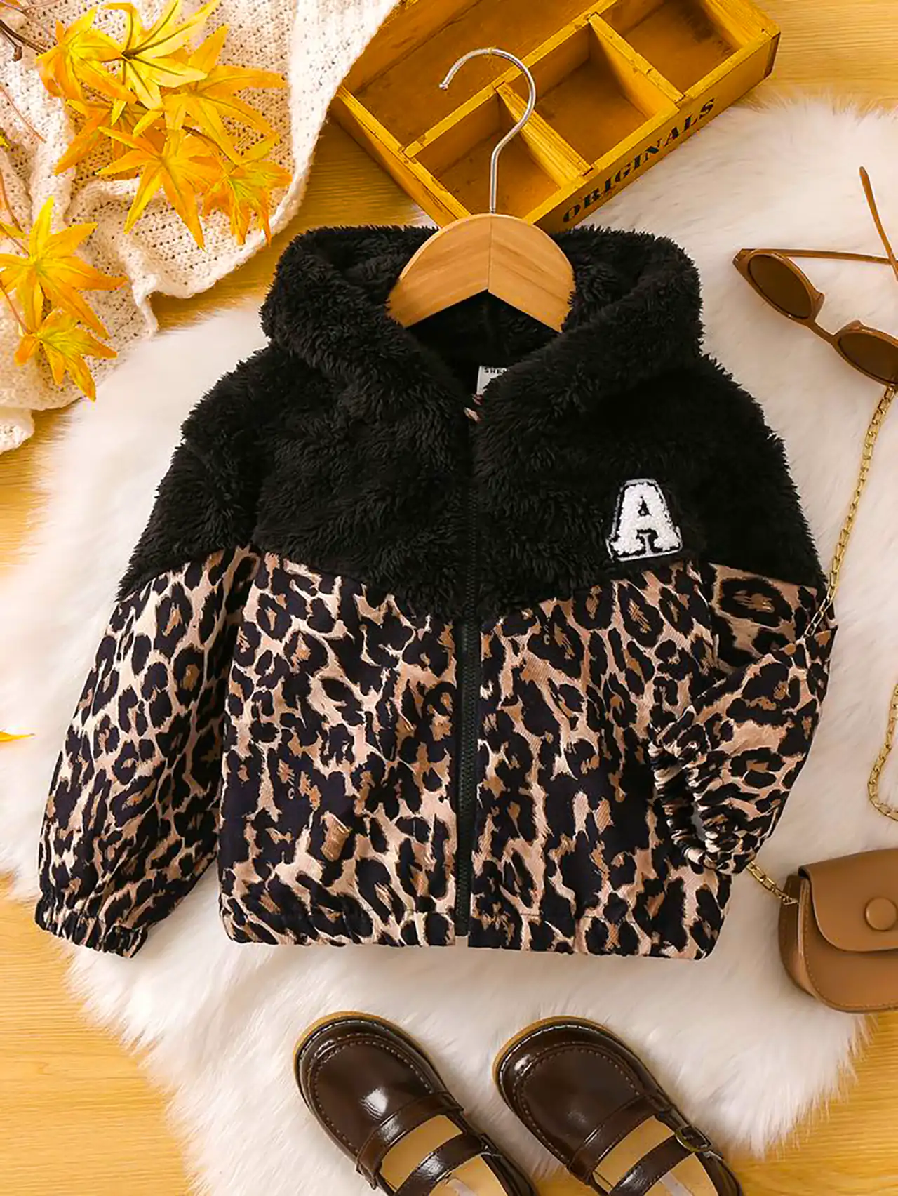 کت پلنگی زمستانه بچگانه