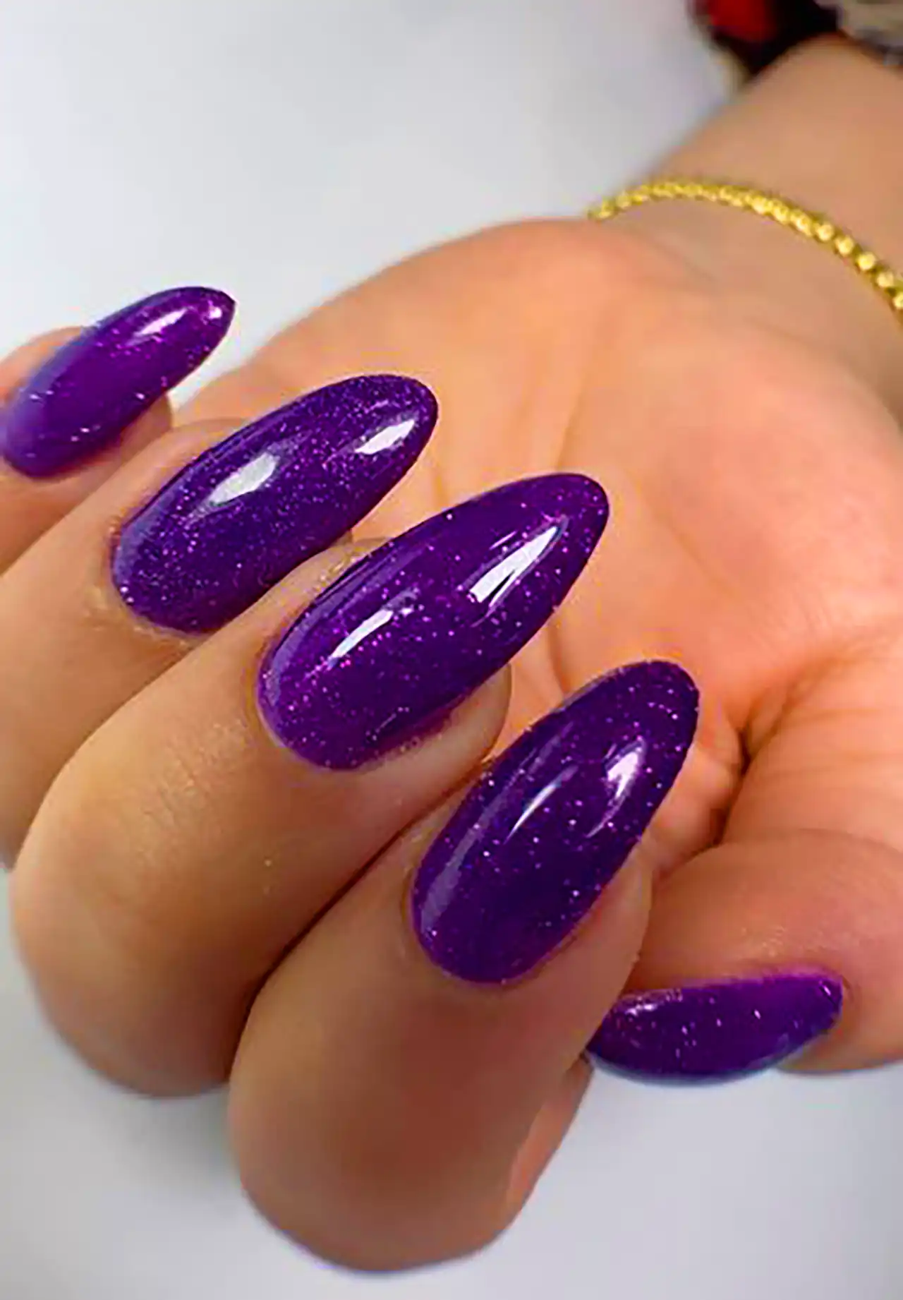 لاک ژل بنفش شیک