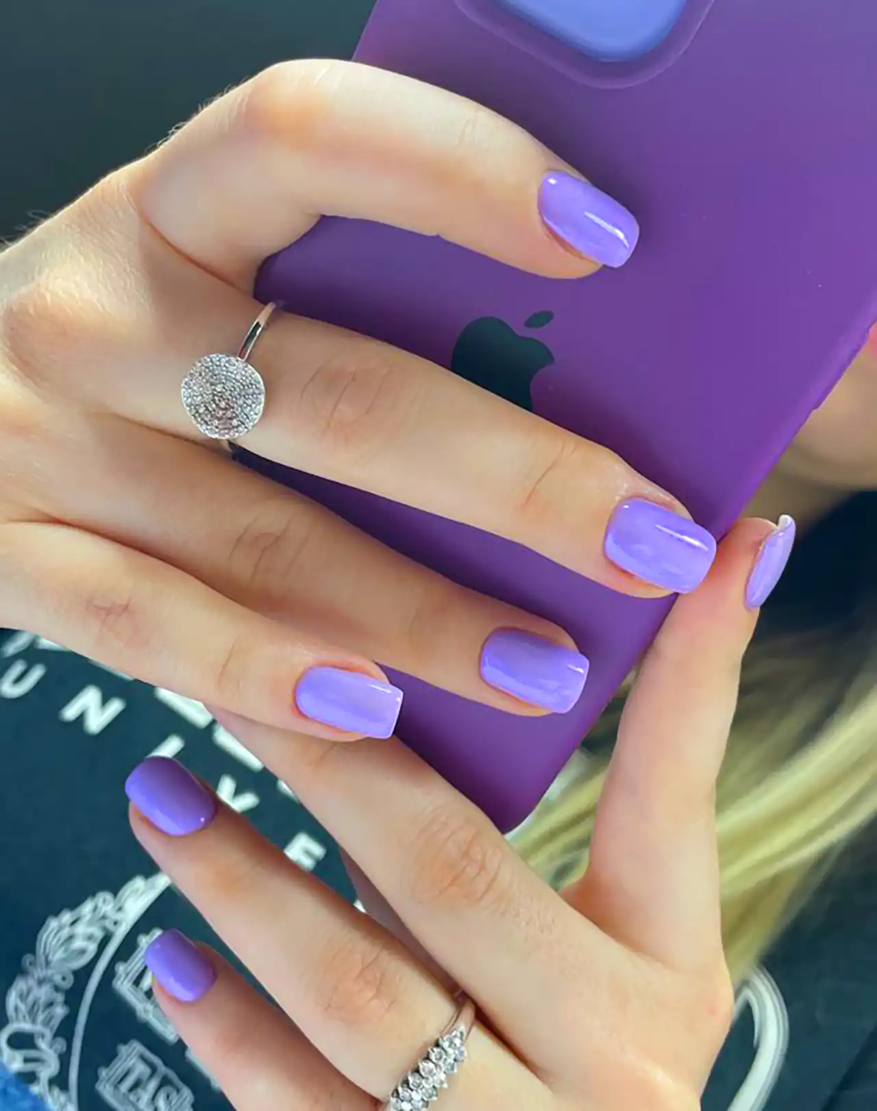 لاک ژل بنفش شیک