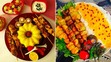 سرو جوجه مهمونی