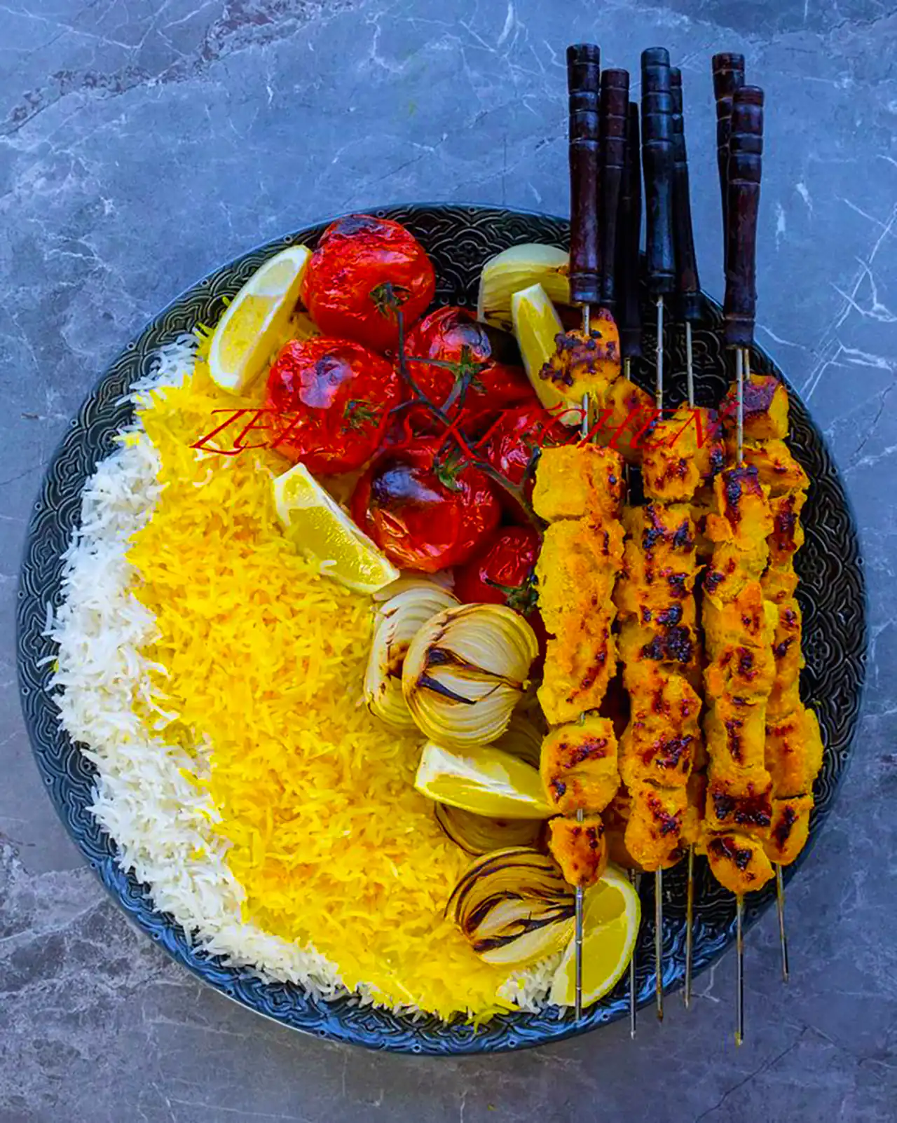 سرو جوجه مهمونی