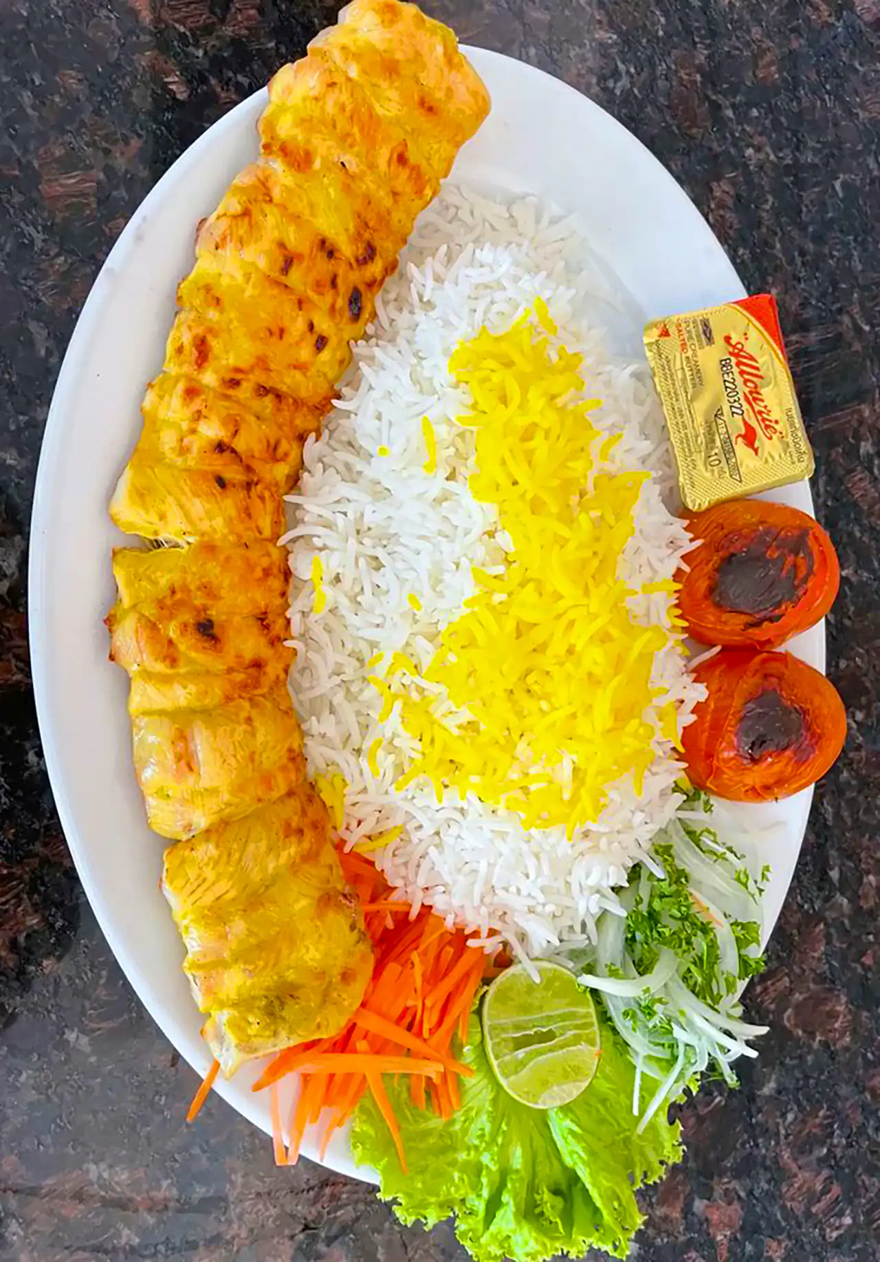 سرو جوجه مهمونی