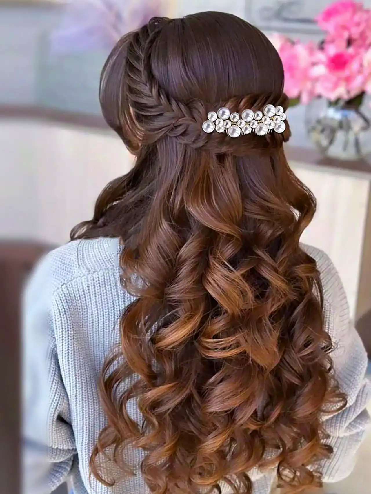 شینیون برای موی بلند