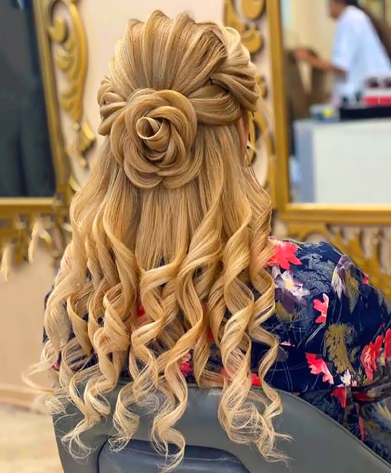 شینیون برای موی بلند