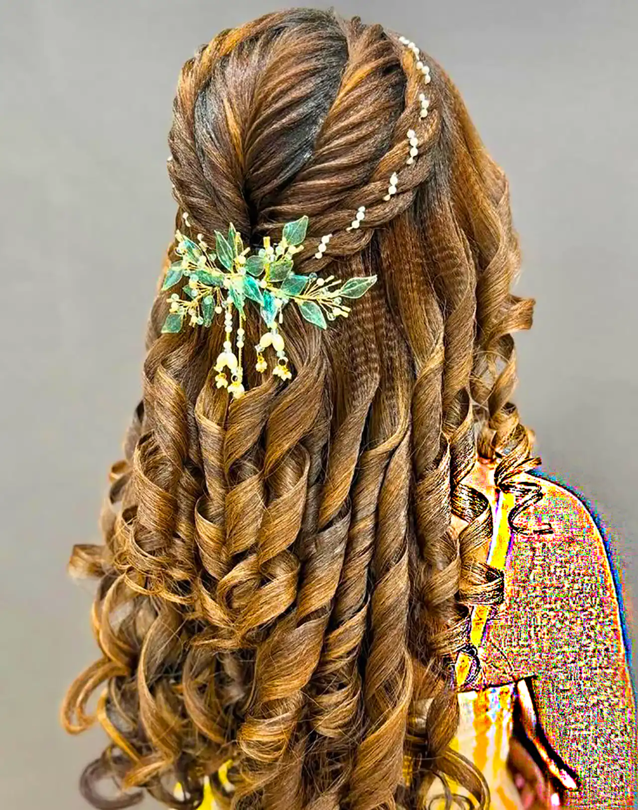 شینیون برای موی بلند