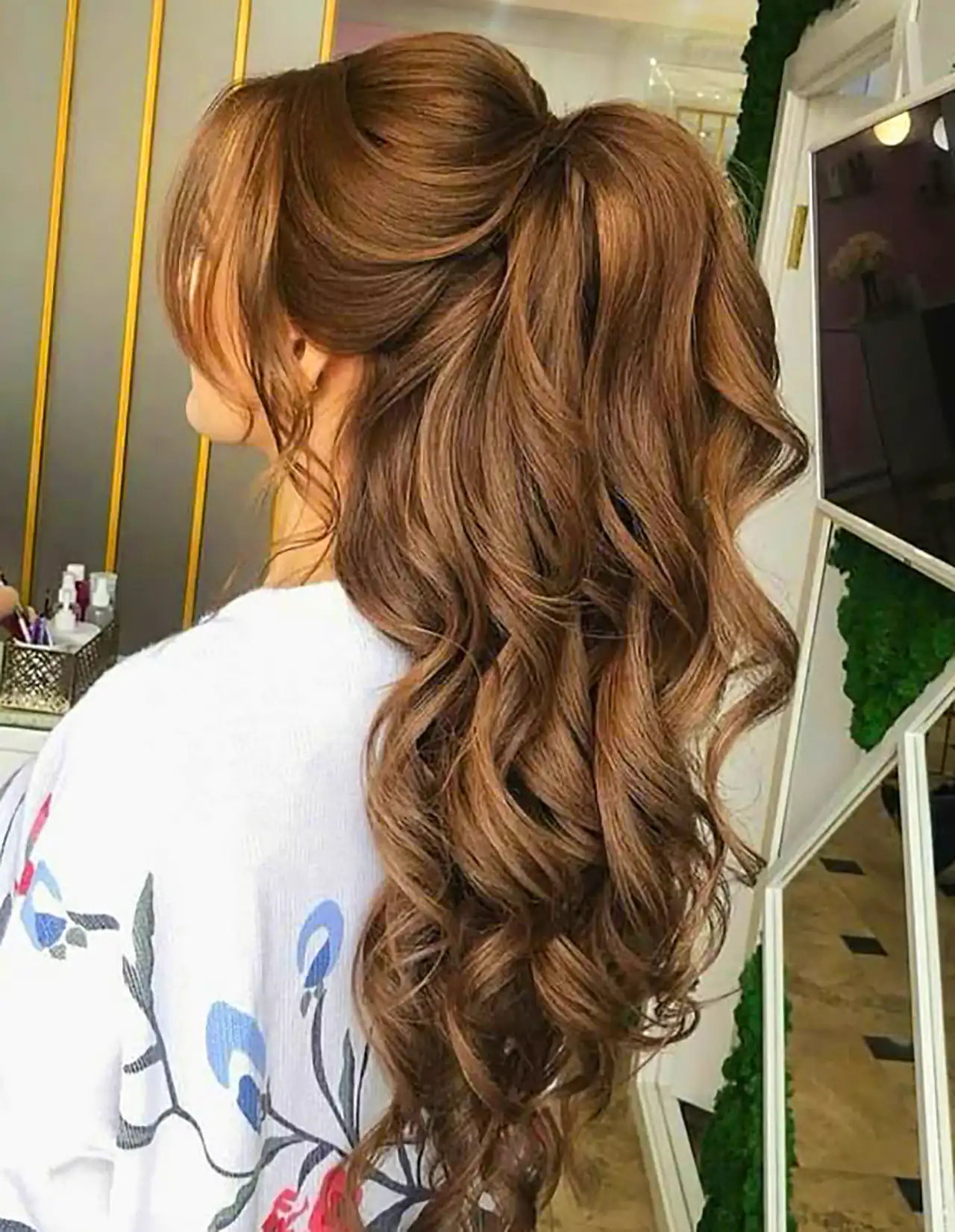 شینیون برای موی بلند