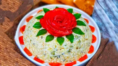 تصویر سالاد الویه با مرغ – طرز تهیه سالاد الویه با مرغ خوشمزه و خانگی