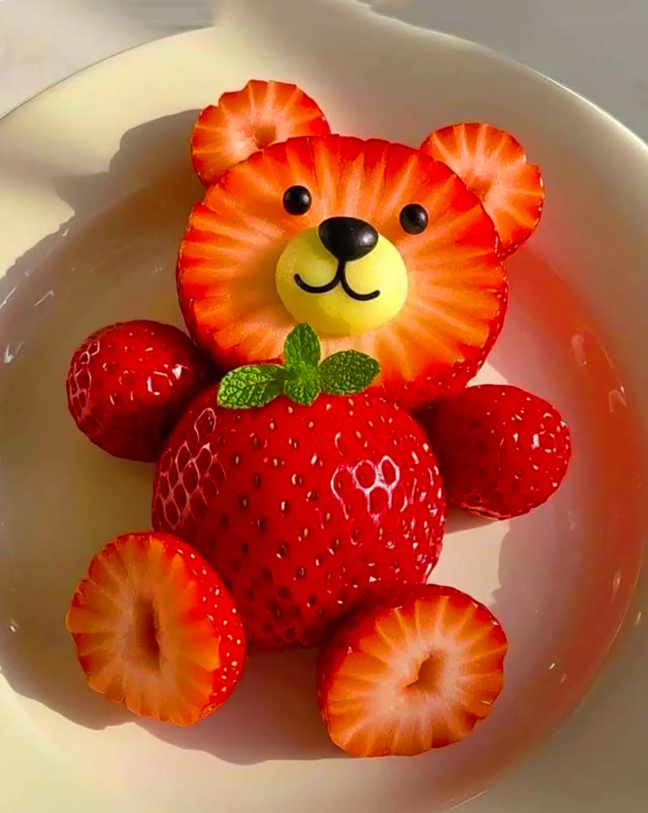 تزئین بشقاب میوه کودک