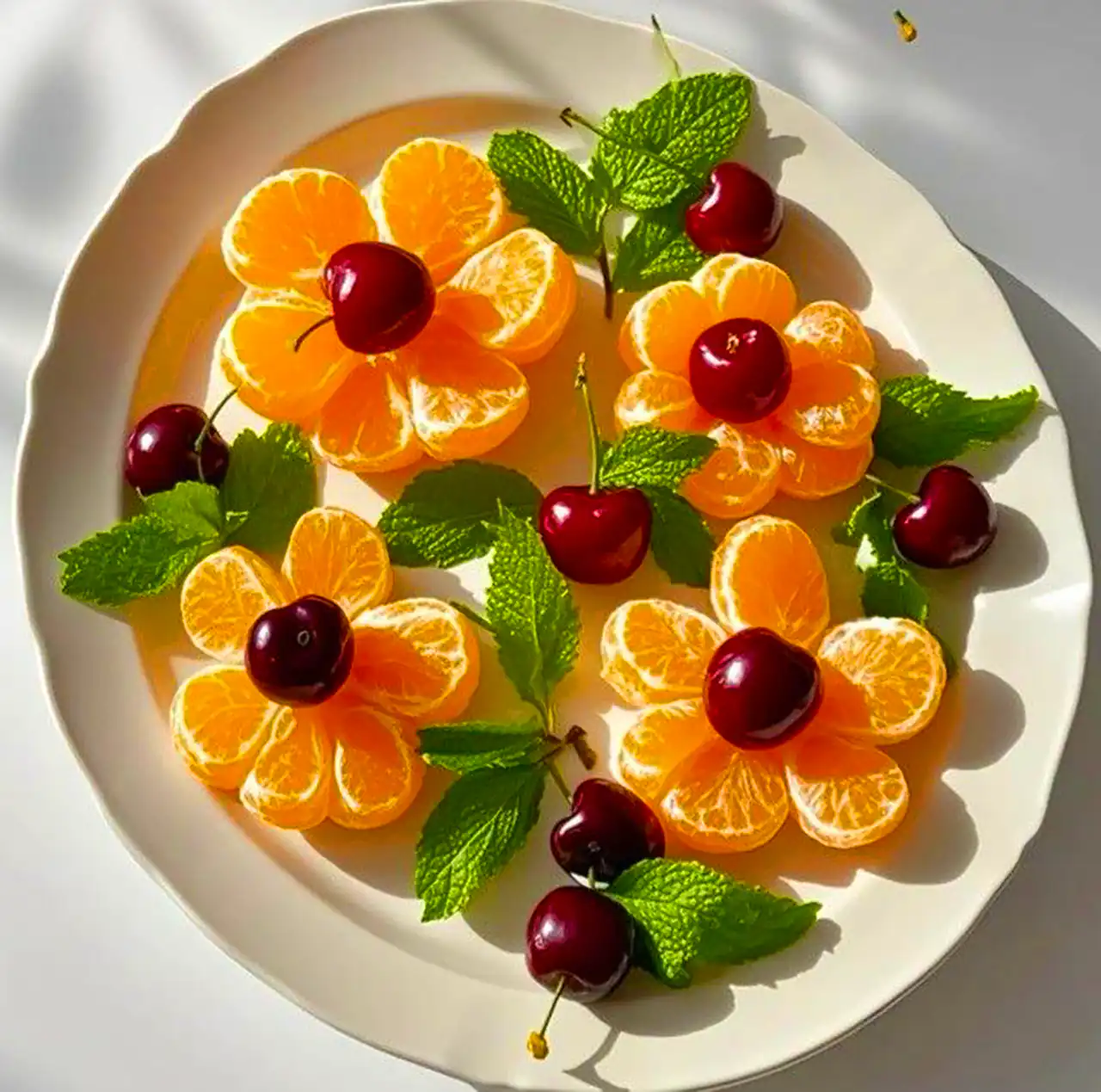 تزئین بشقاب میوه کودک