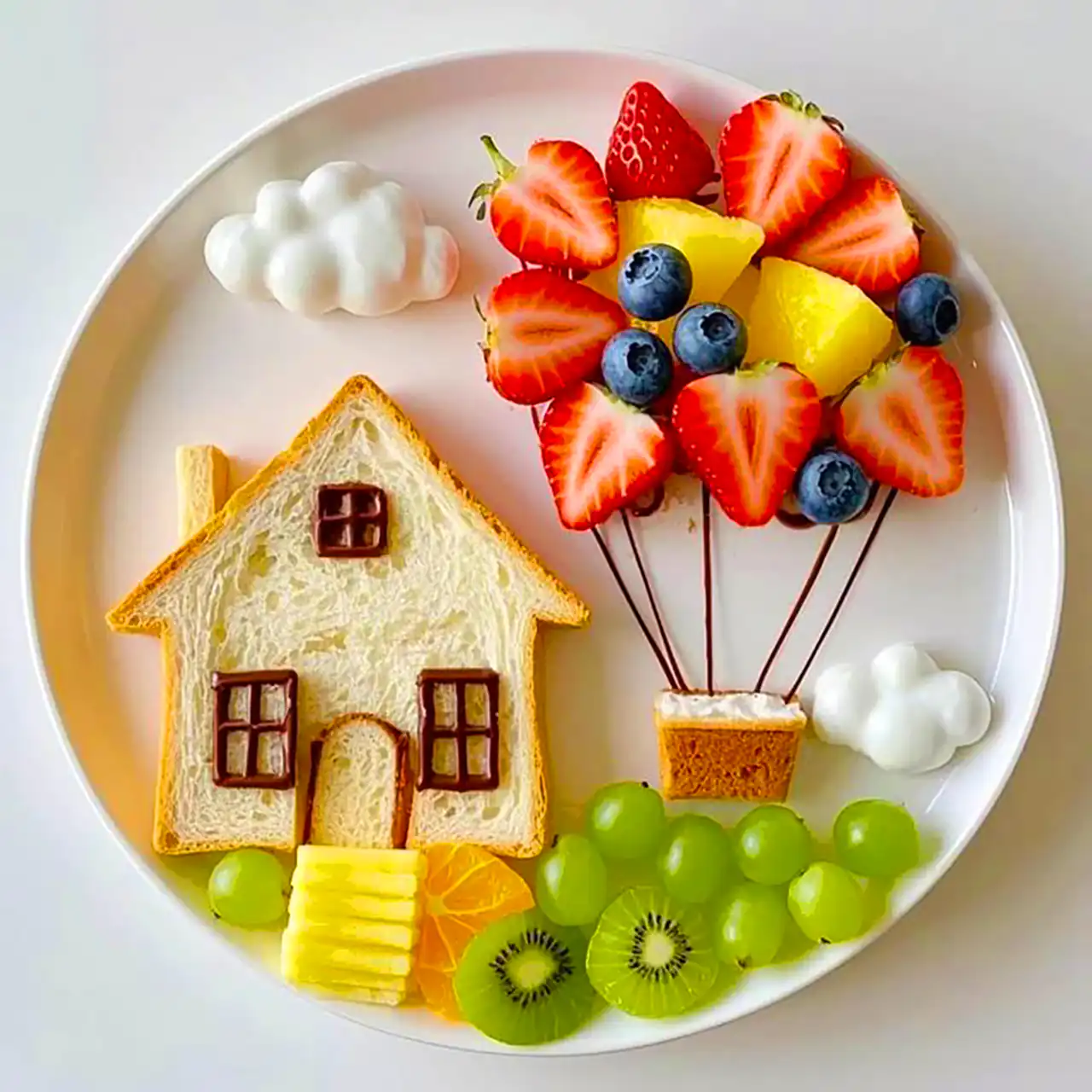 تزئین بشقاب میوه کودک