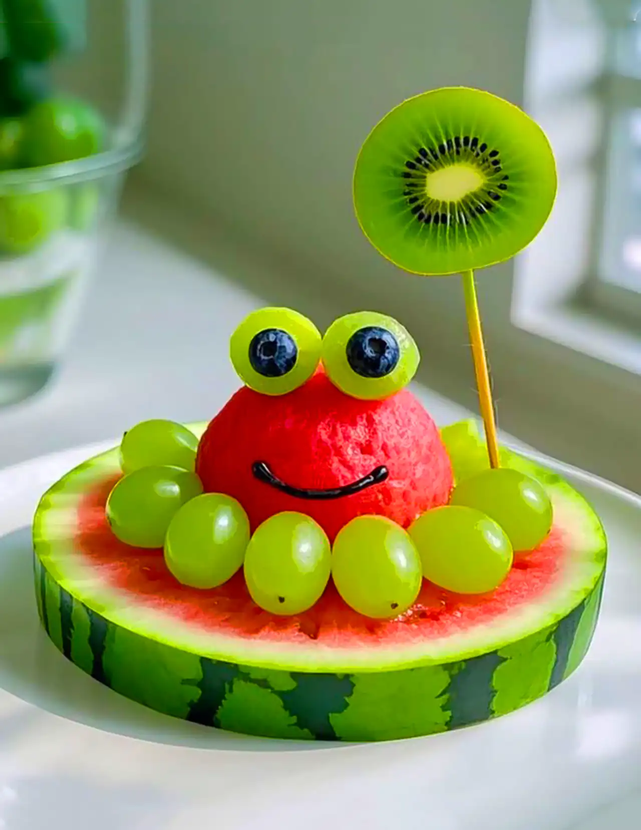 تزئین بشقاب میوه کودک