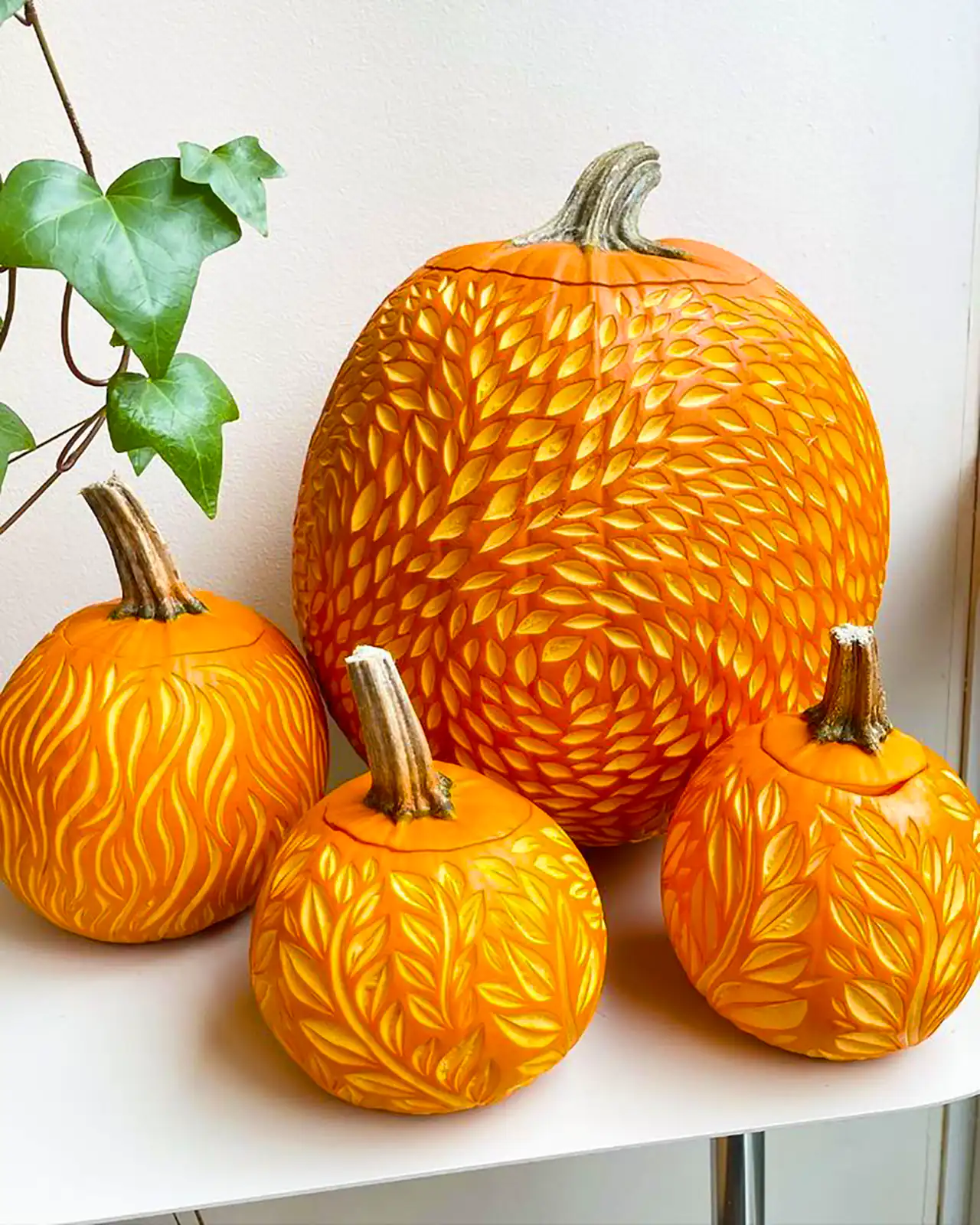 تزئین کدو حلوایی شب چله