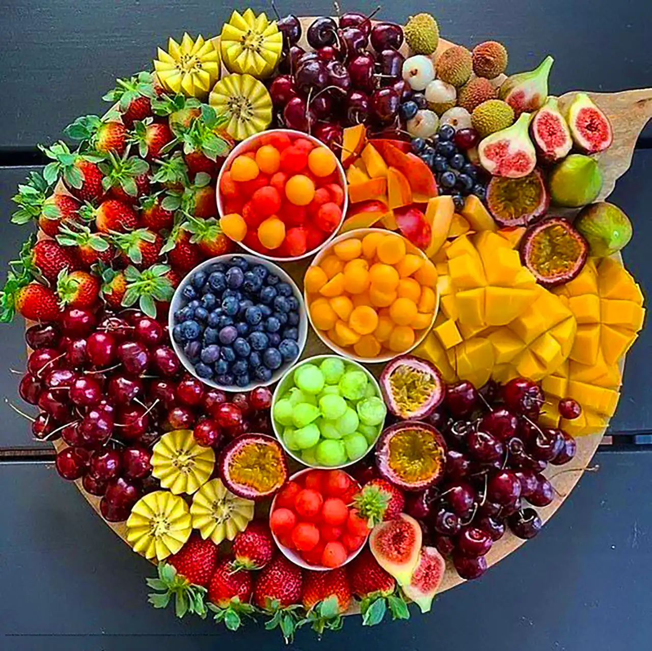 بشقاب میوه اسلایسی