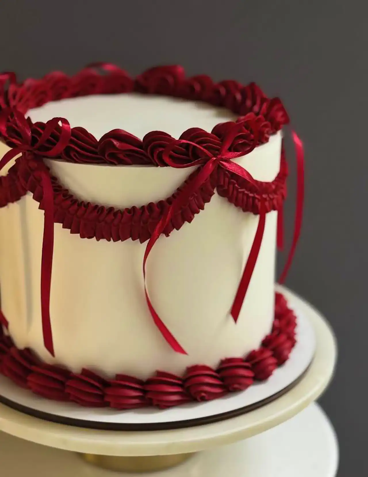 کیک تولد استوانه ای