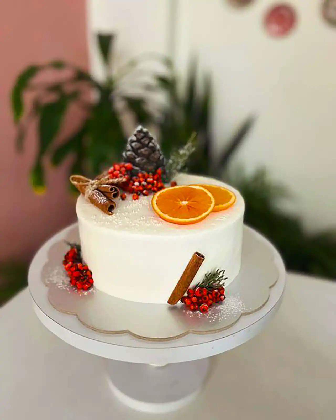 کیک تولد زمستانی جدید