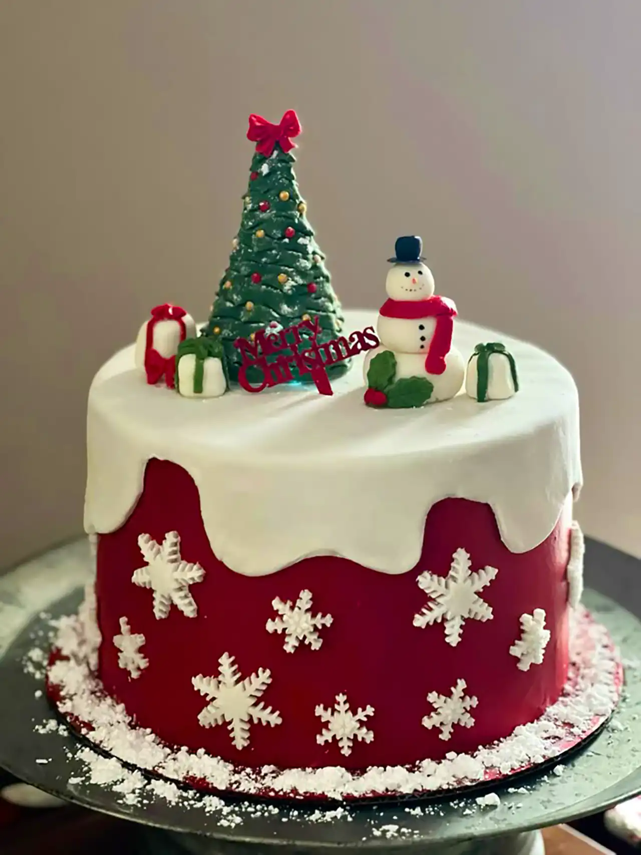 کیک تولد زمستانی جدید