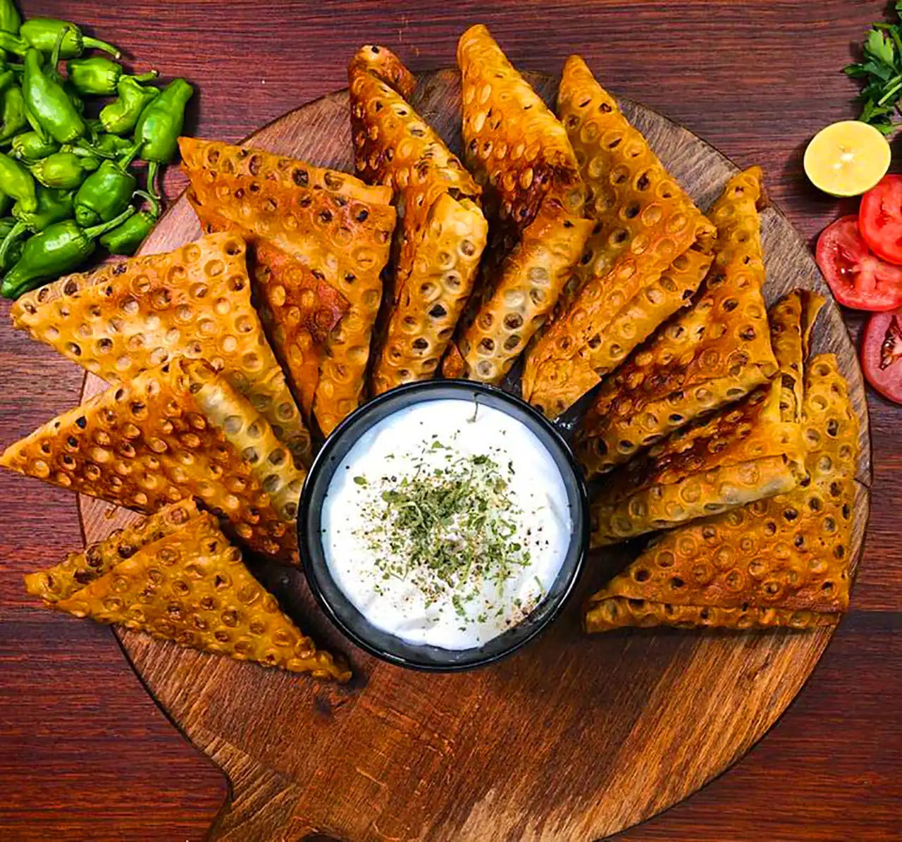 سمبوسه پیتزایی خونگی