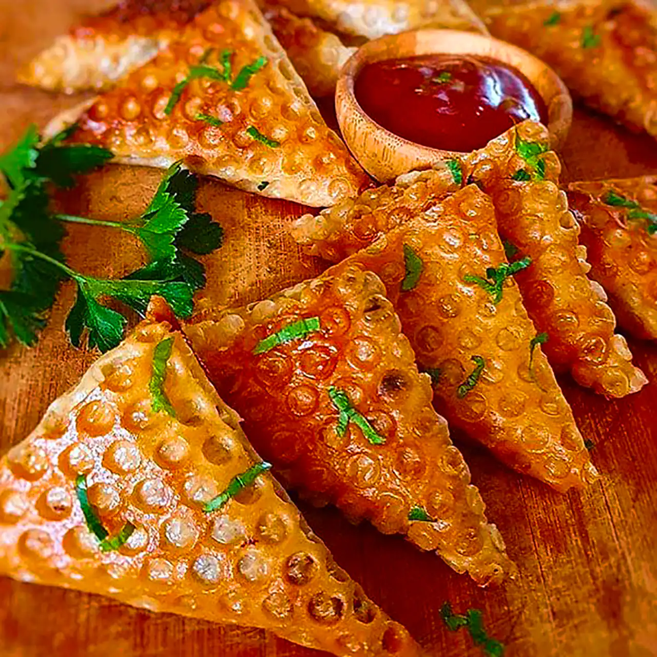 سمبوسه پیتزایی خونگی