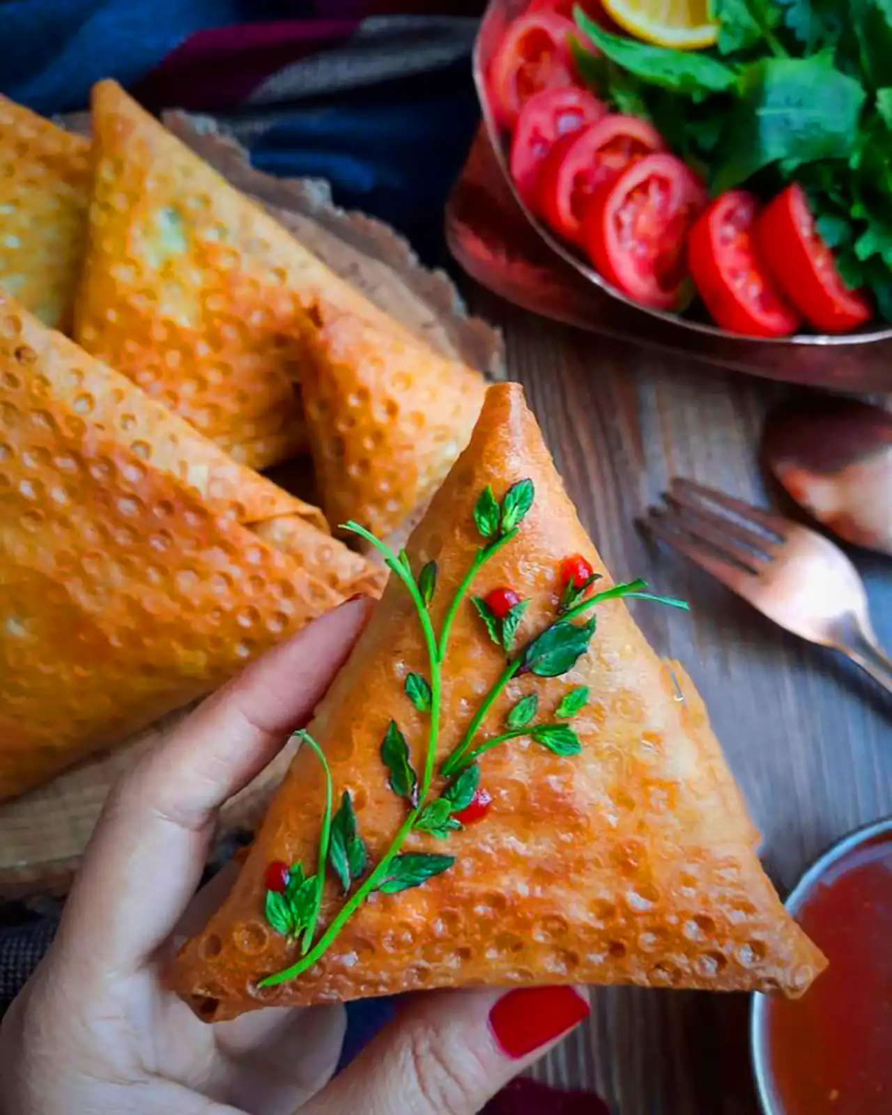 سمبوسه پیتزایی خونگی