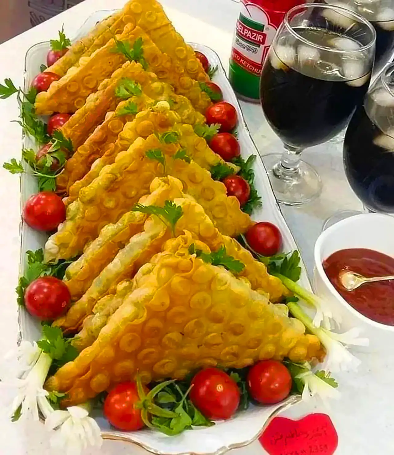 سمبوسه پیتزایی خونگی