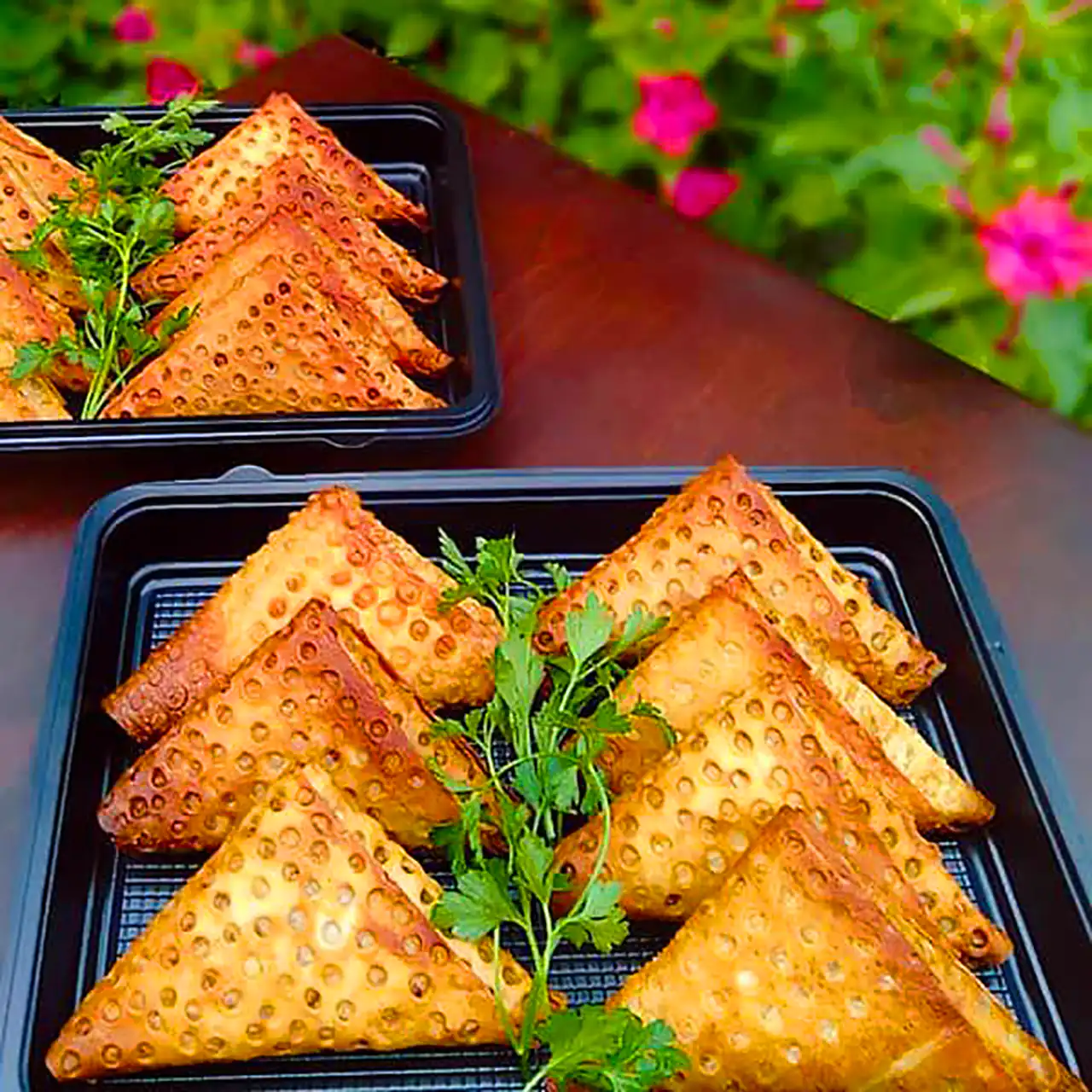 سمبوسه پیتزایی خونگی