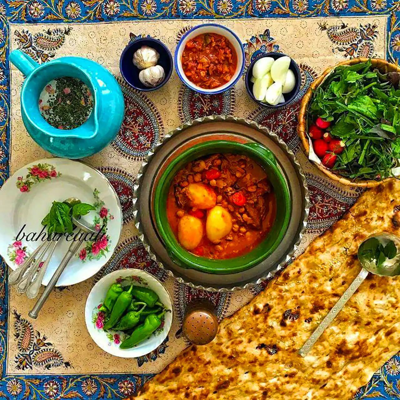 سرو دیزی سنگی سنتی