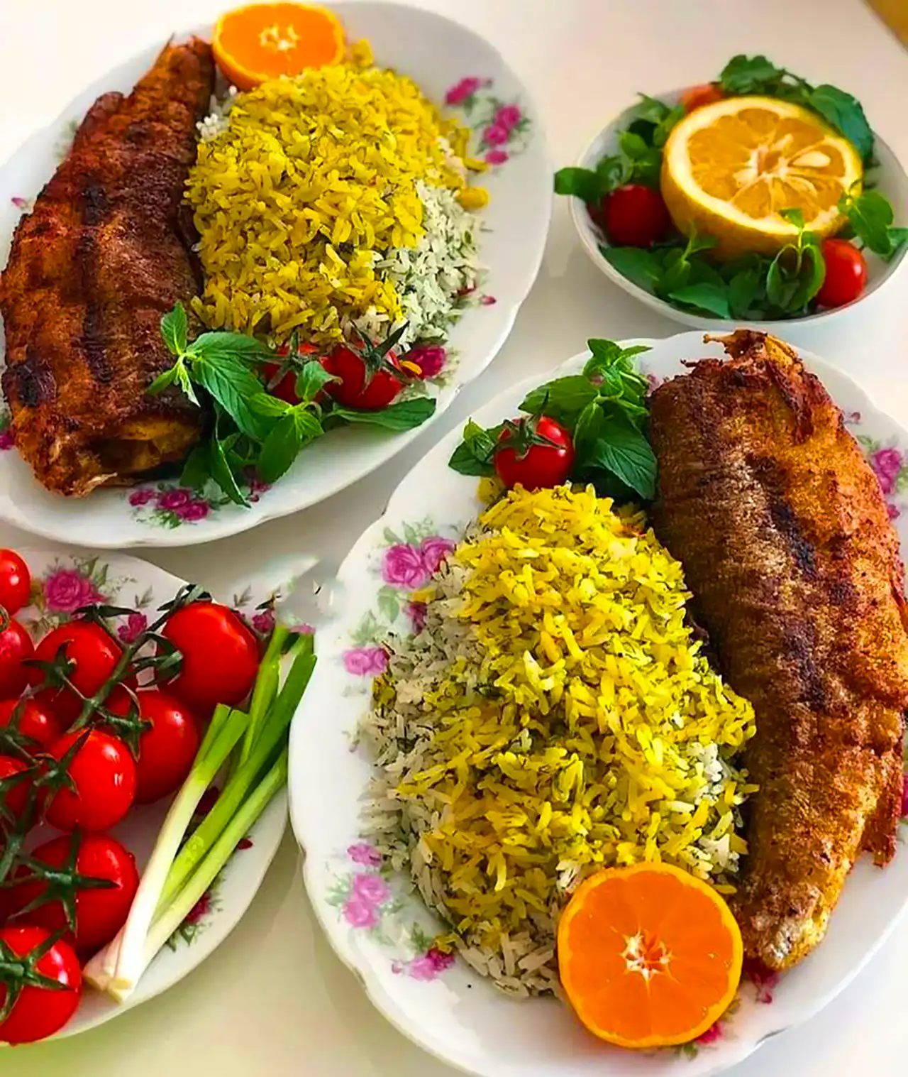 سرو غذا دو نفره