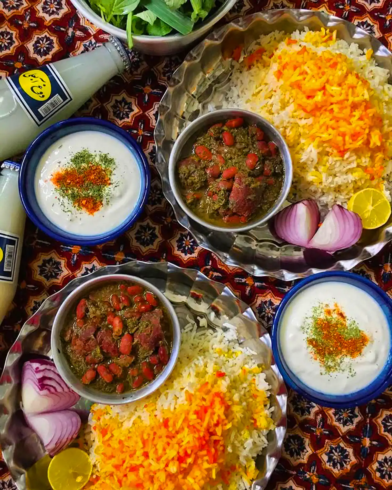 سرو غذا دو نفره